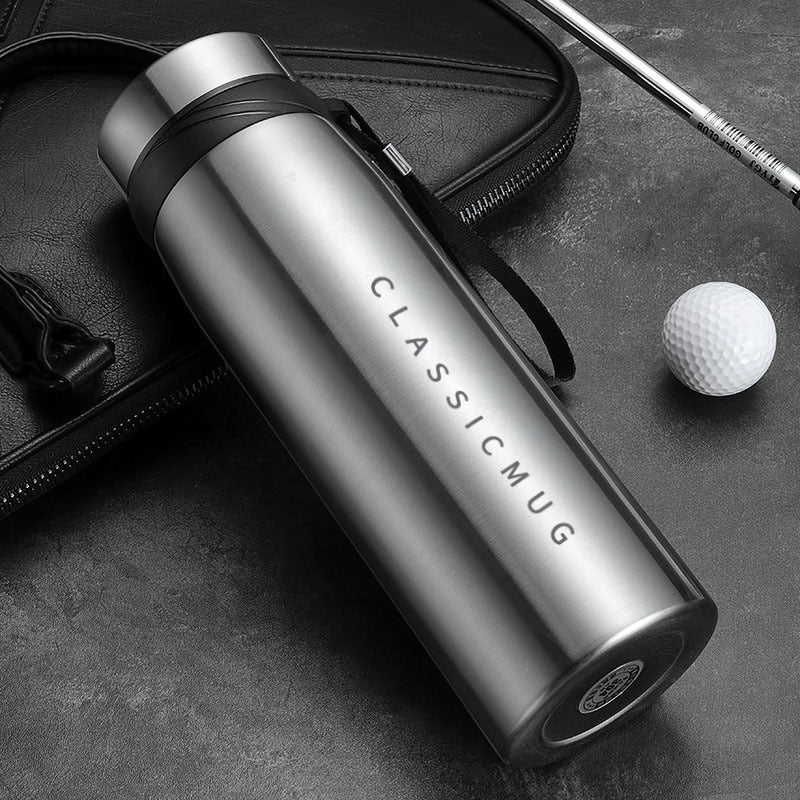 Portable Double Stainless Steel Vacuum Flask